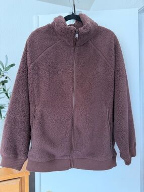 NEW Athleta Cozy Full-Zip Sherpa Jacket 1X